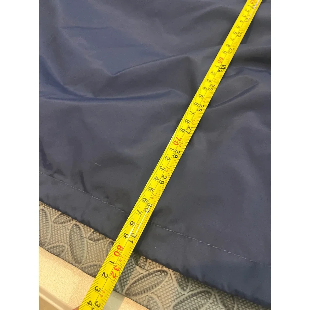 The North Face HyVent Jacket Mens XL Blue Grey Hooded Waterproof Coat Insulated